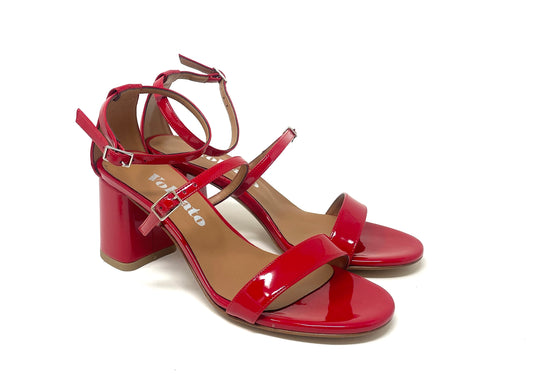 SANDALI CON TACCO VOLPATO DONNA ROSSO - L337VER ROSSO