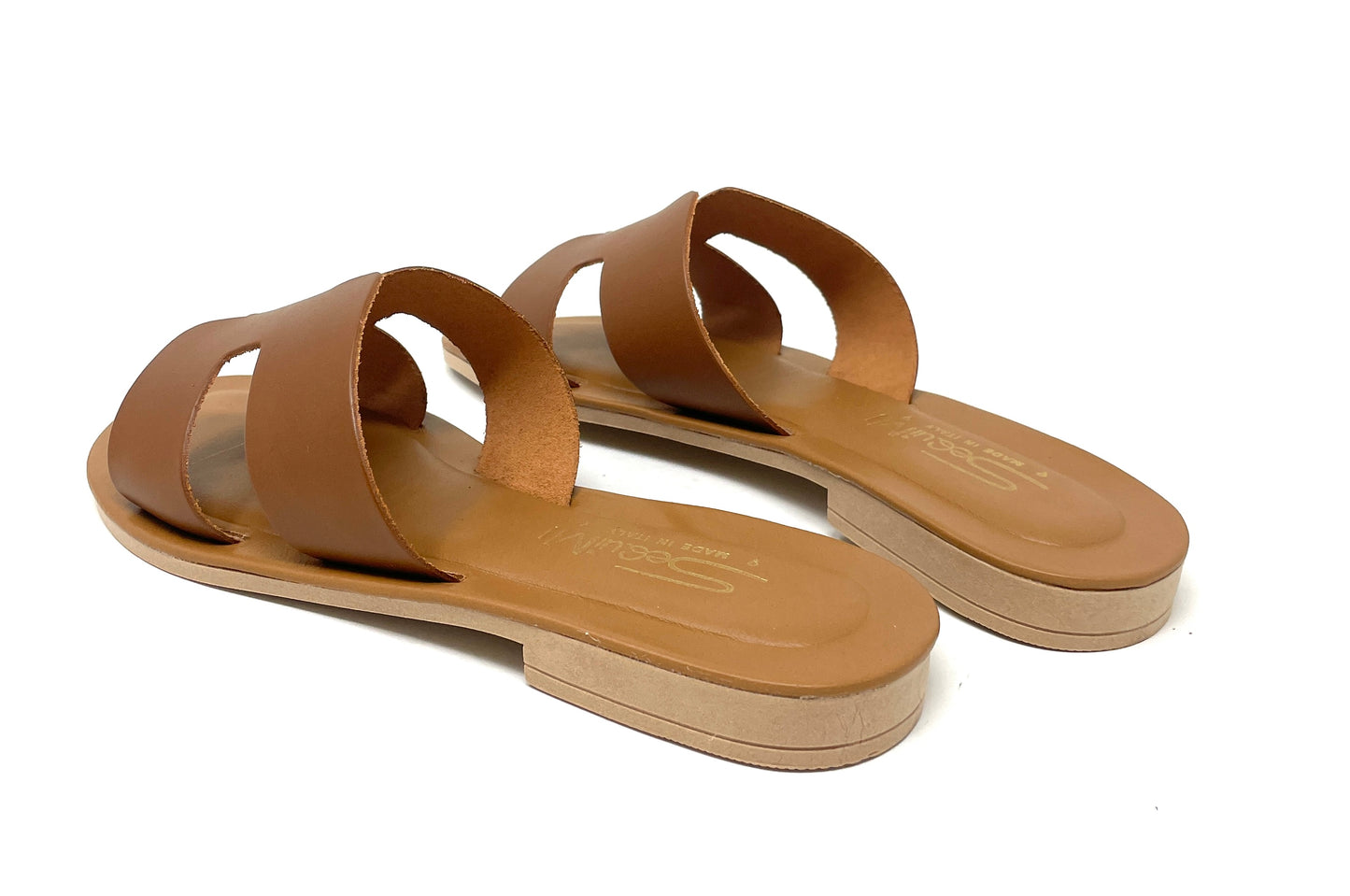 SANDALI BASSI SEGUIMI DONNA CUOIO - LIDO501 CUOIO