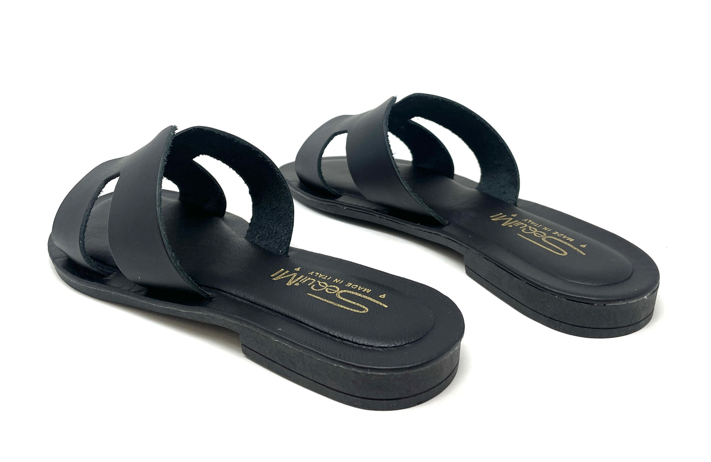 SANDALI BASSI SEGUIMI DONNA NERO - LIDO501 NERO