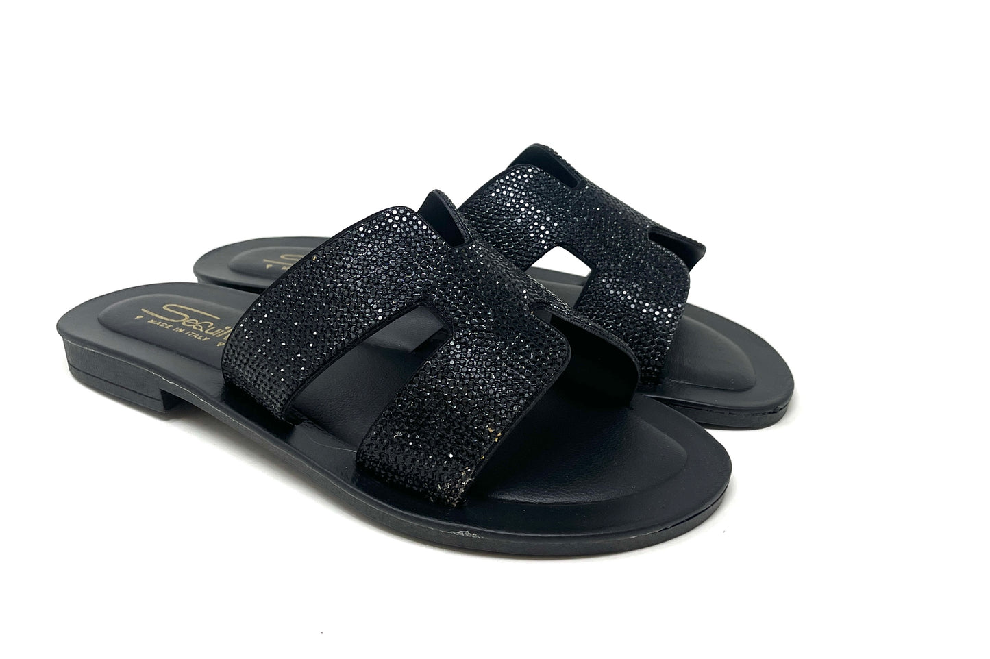 SANDALI BASSI SEGUIMI DONNA NERO - LIDO700 NERO