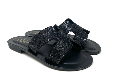 SANDALI BASSI SEGUIMI DONNA NERO - LIDO700 NERO