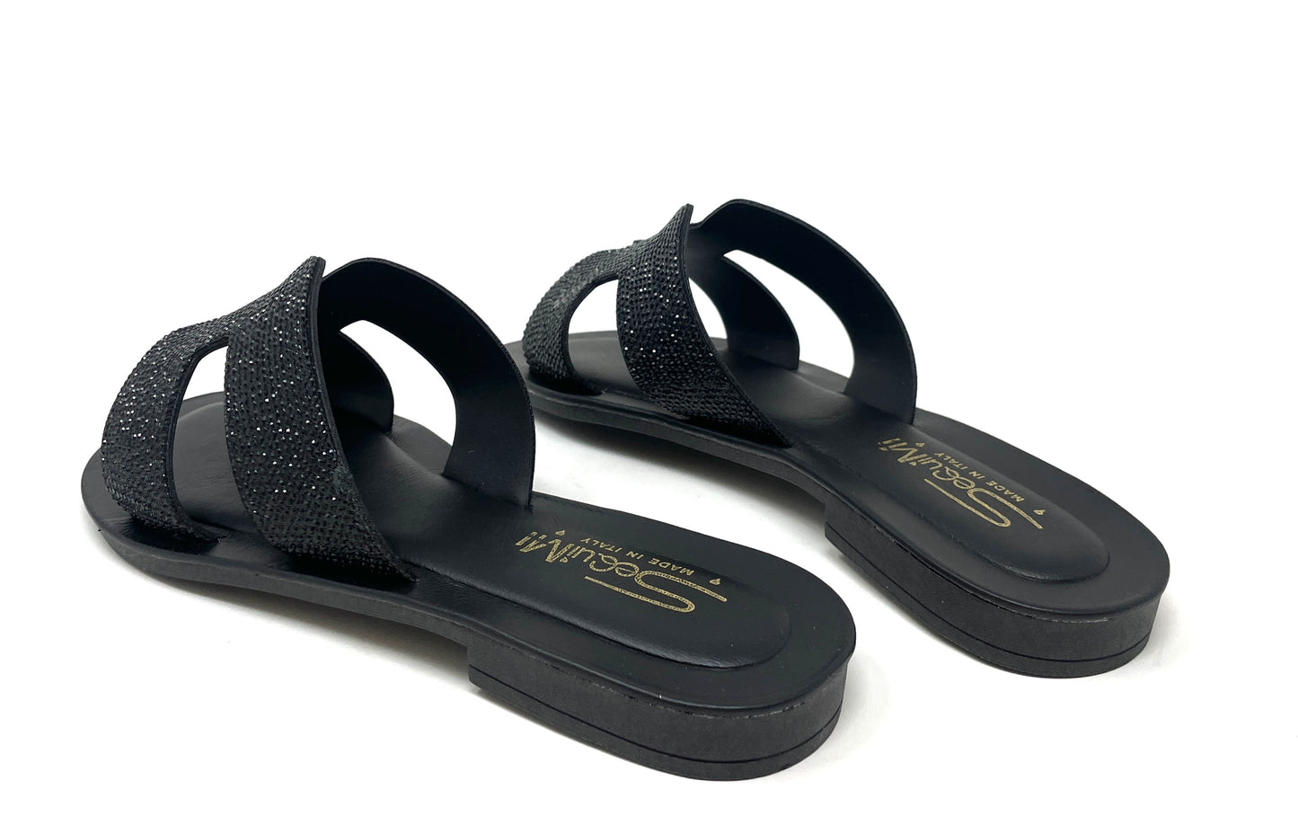 SANDALI BASSI SEGUIMI DONNA NERO - LIDO700 NERO