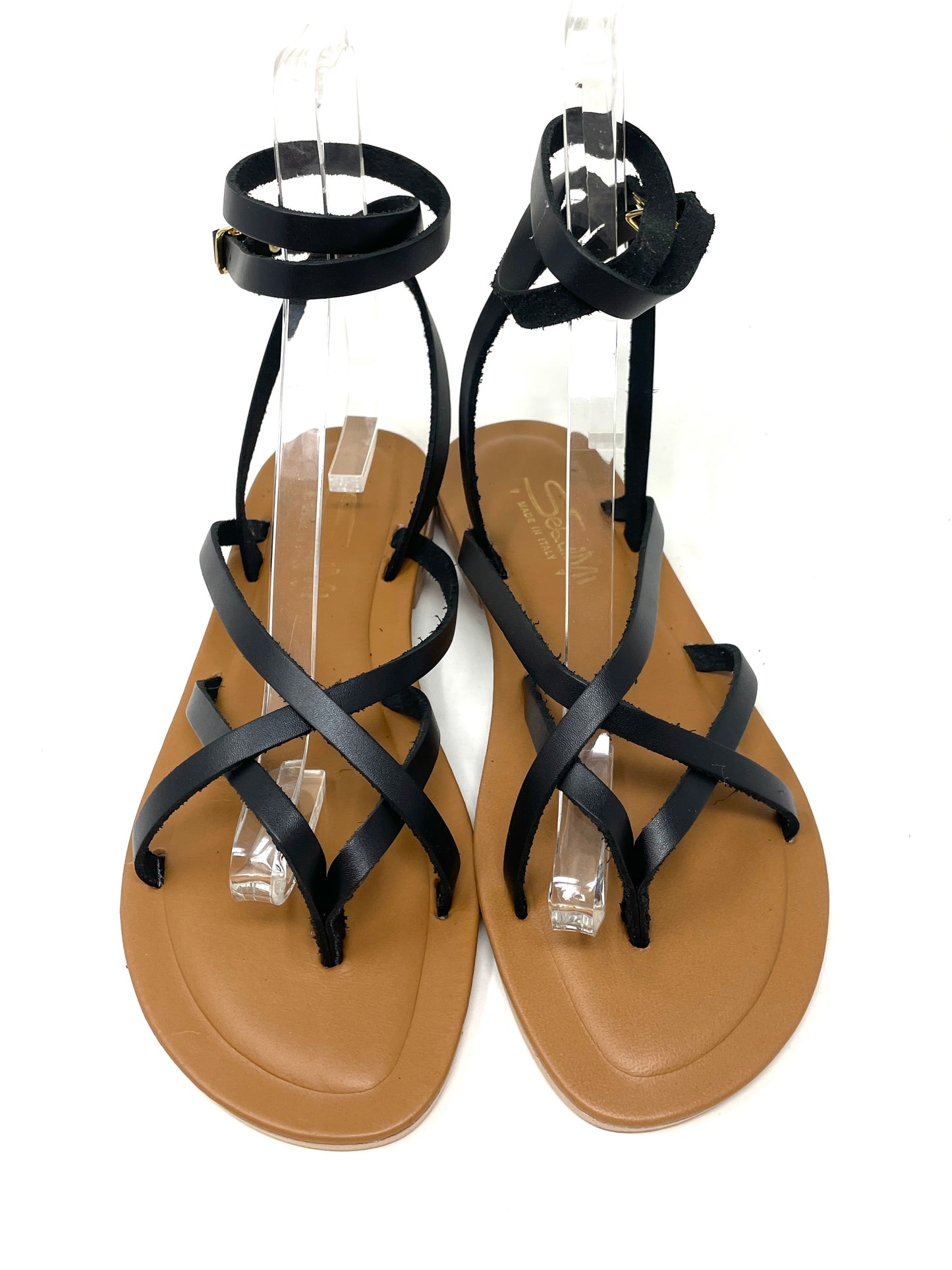 SANDALI BASSI SEGUIMI DONNA NERO - LIDO782 NERO