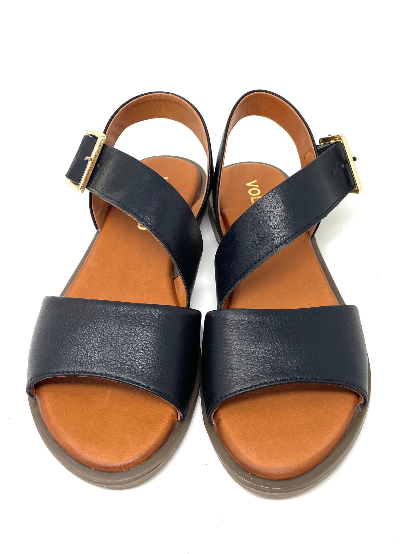 SANDALI BASSI VOLPATO DONNA NERO - LIZ400 NERO