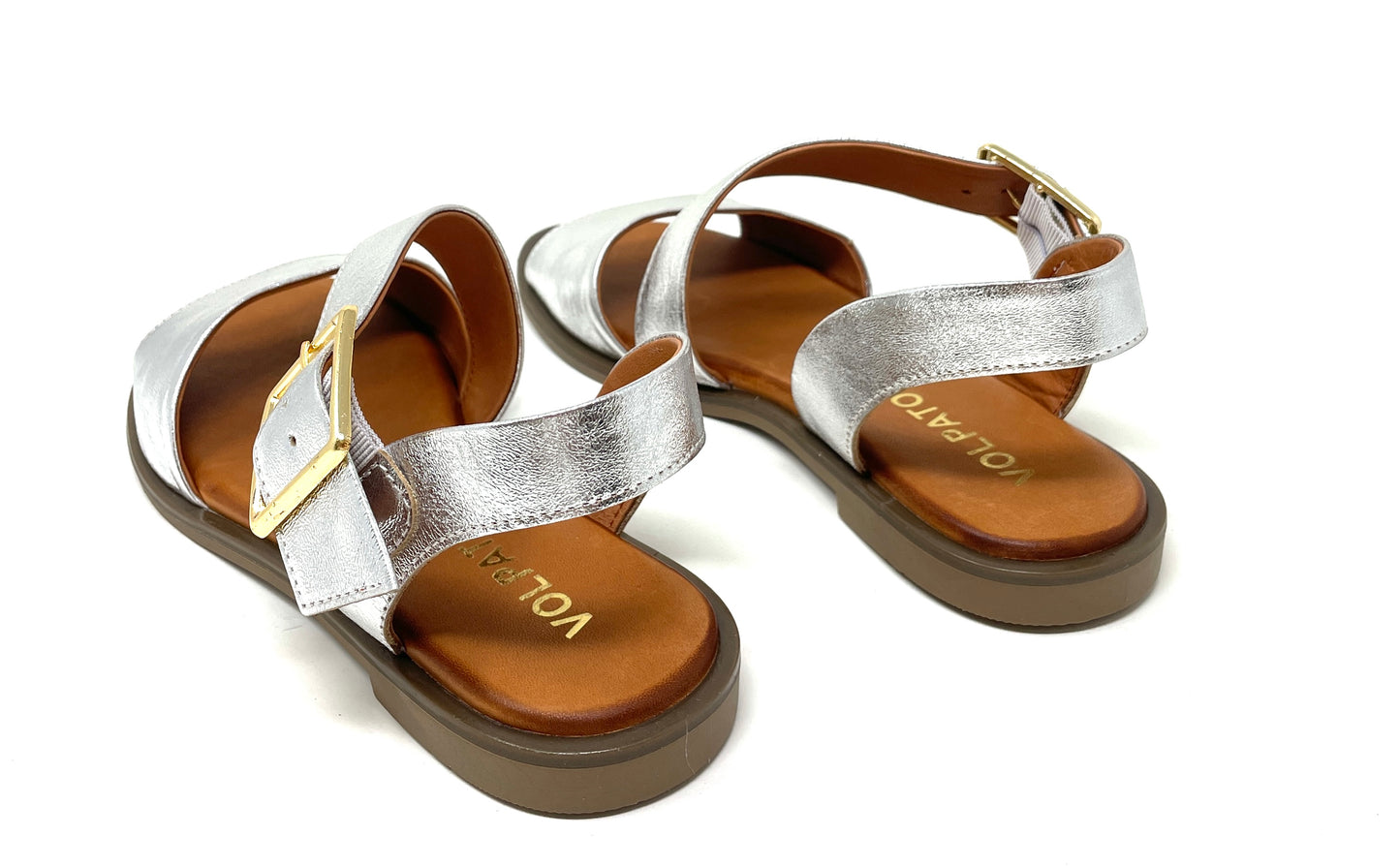 SANDALI BASSI VOLPATO DONNA ARGENTO - LIZ400 SILVER