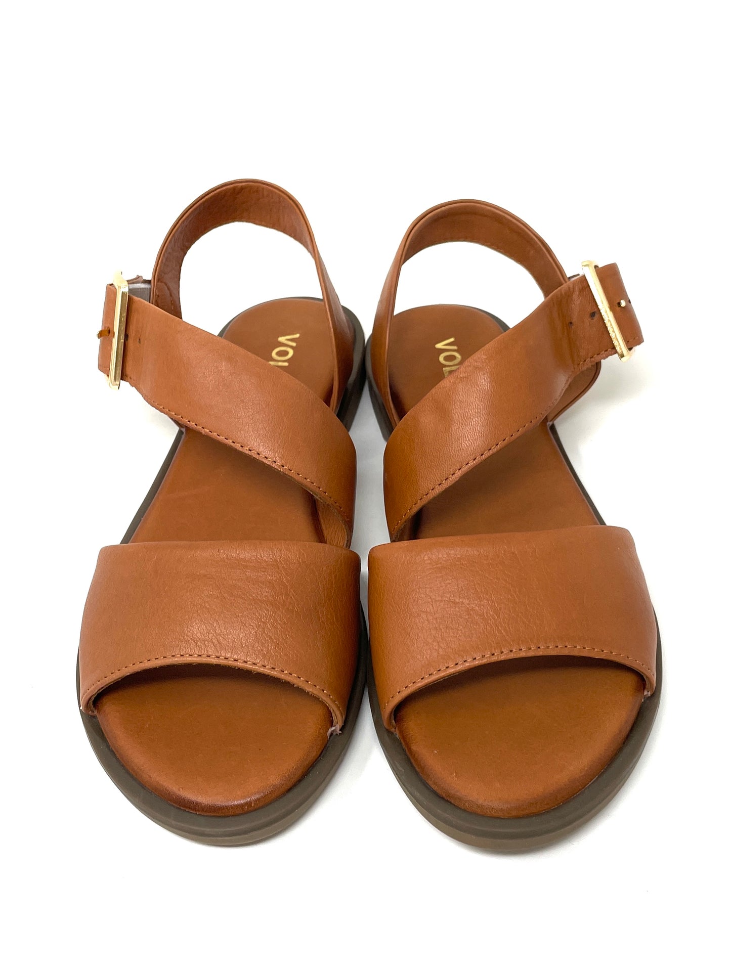 SANDALI BASSI VOLPATO DONNA MARRONE CHIARO - LIZ400 TAN