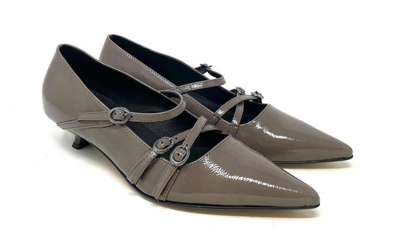 SCARPE CON TACCO VOLPATO DONNA TAUPE - LUCILLE TAU