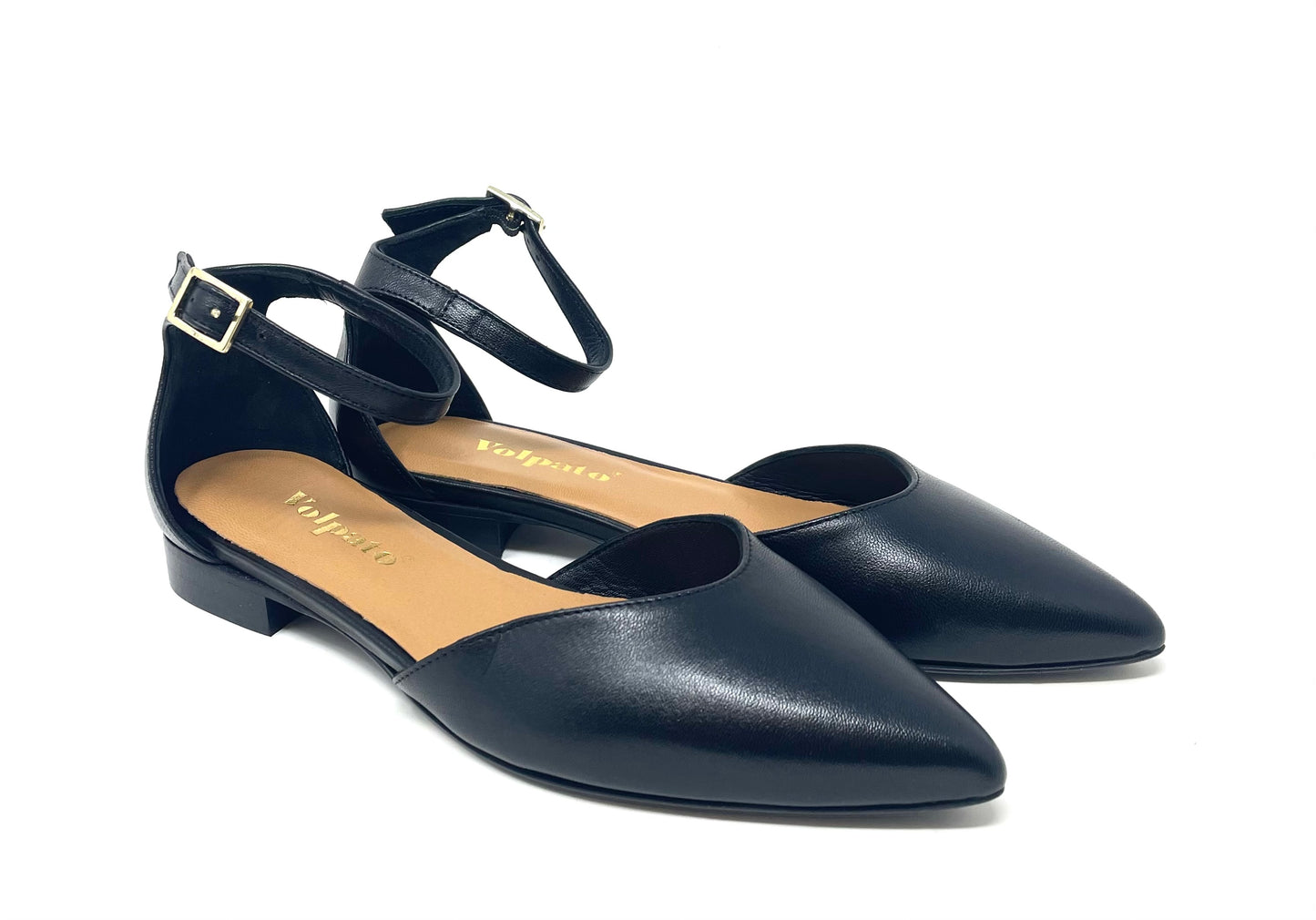 BALLERINE VOLPATO DONNA NERO - M007 NERO