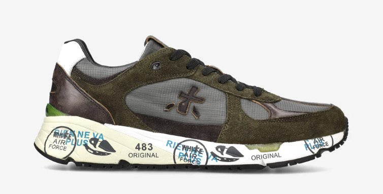 SNEAKERS PREMIATA UOMO VERDE - MASE4005