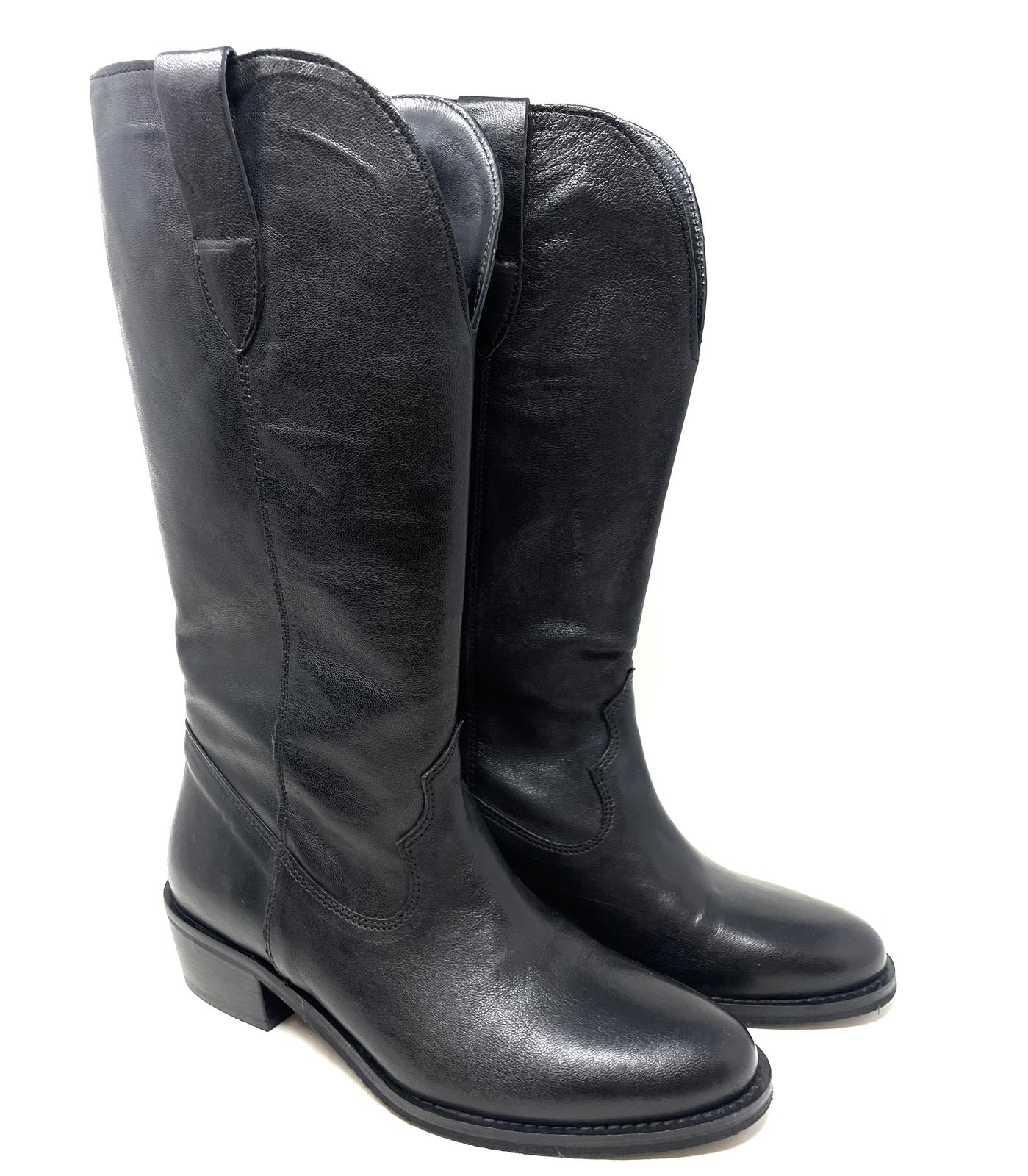 STIVALE VOLPATO DONNA NERO - MIRA NERO