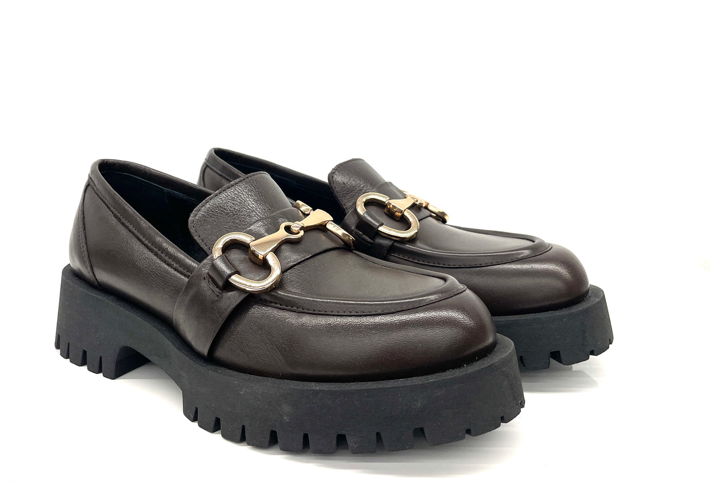 MOCASSINO VOLPATO DONNA TESTA MORO - MOSS27 TM