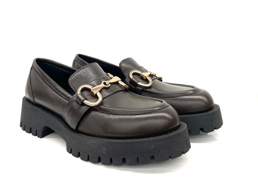 MOCASSINO VOLPATO DONNA TESTA MORO - MOSS27 TM