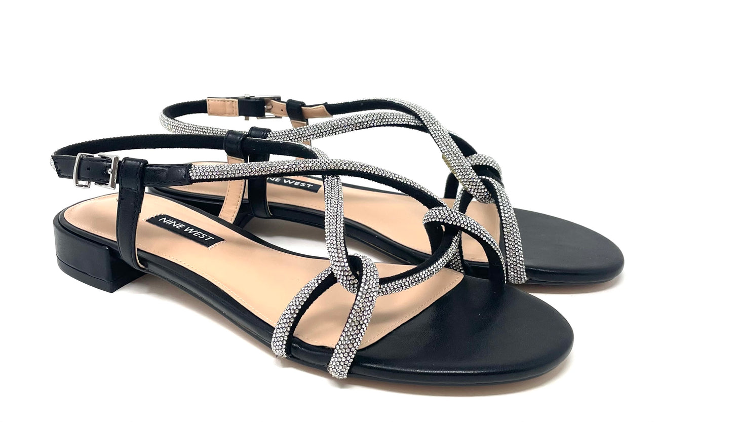 SANDALI BASSI NINE WEST DONNA NERO - NAYEME NERO