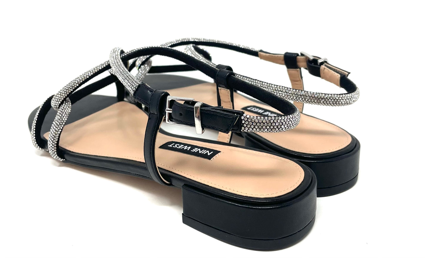 SANDALI BASSI NINE WEST DONNA NERO - NAYEME NERO