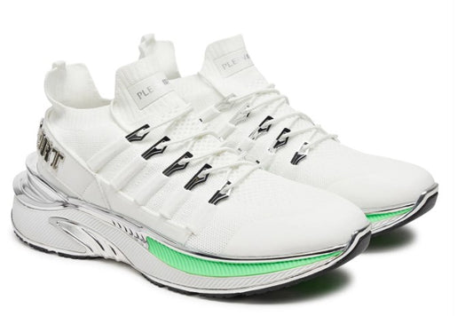 SNEAKERS PLEIN SPORT UOMO BIANCO - PADS0579 BI/GREEN