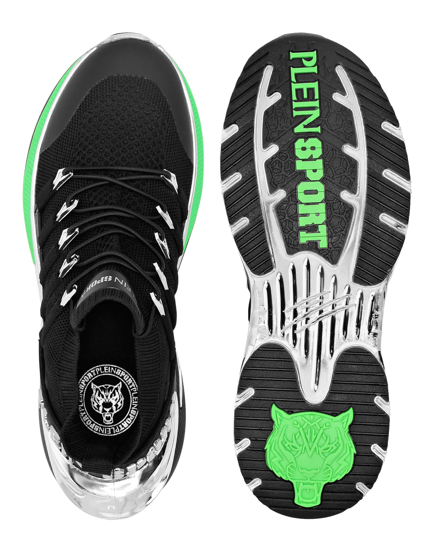 SNEAKERS PLEIN SPORT UOMO NERO - PADS0579 NE/GREEN