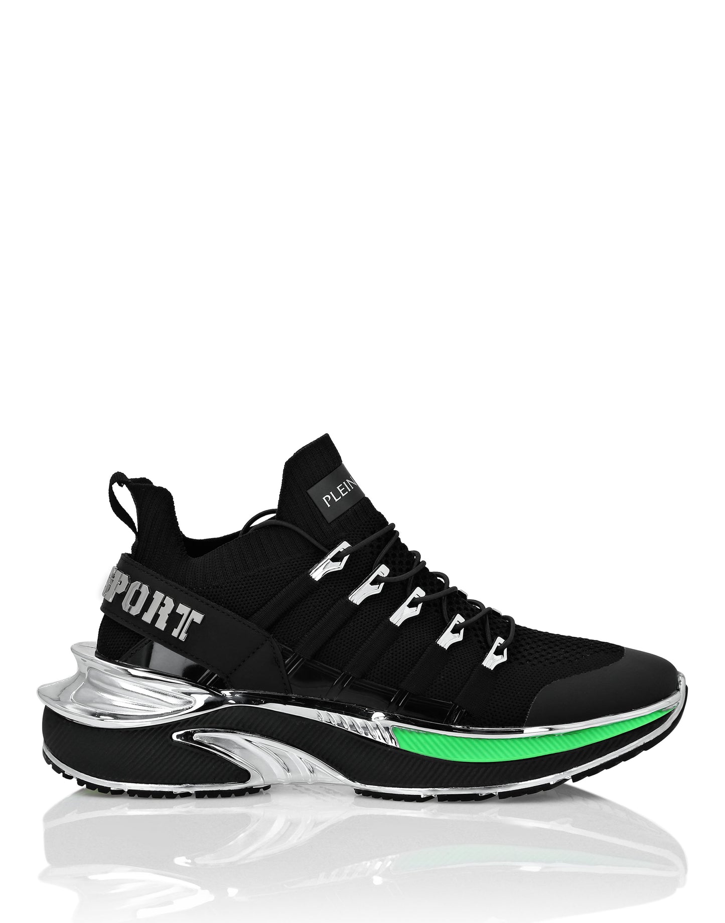SNEAKERS PLEIN SPORT UOMO NERO - PADS0579 NE/GREEN