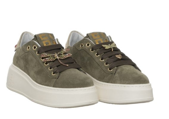 SNEAKERS GIO+ DONNA VERDE OLIVA - PIA232