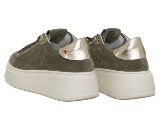 SNEAKERS GIO+ DONNA VERDE OLIVA - PIA232