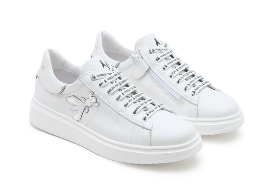 SNEAKERS PATRIZIA PEPE BAMBINO BIANCO - PJ104 BI/AR