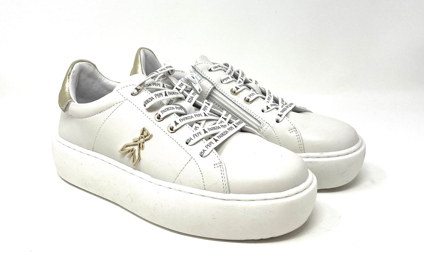 SNEAKERS PATRIZIA PEPE DONNA BIANCO - PJ201 BI/PL