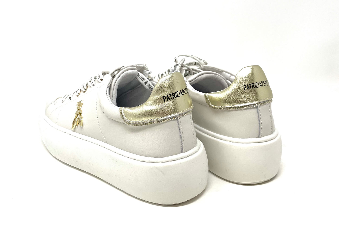 SNEAKERS PATRIZIA PEPE DONNA BIANCO - PJ201 BI/PL