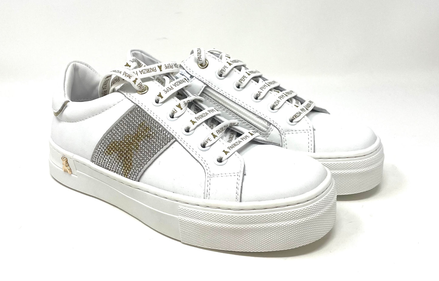 SNEAKERS PATRIZIA PEPE DONNA PLATINO - PJ212ST PLT