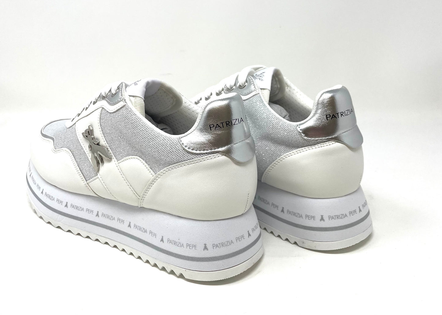 SNEAKERS PATRIZIA PEPE DONNA BIANCO - PJ218 BI/AR