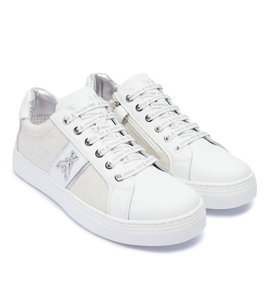 SNEAKERS PATRIZIA PEPE DONNA ARGENTO - PJ301 BI/ARG