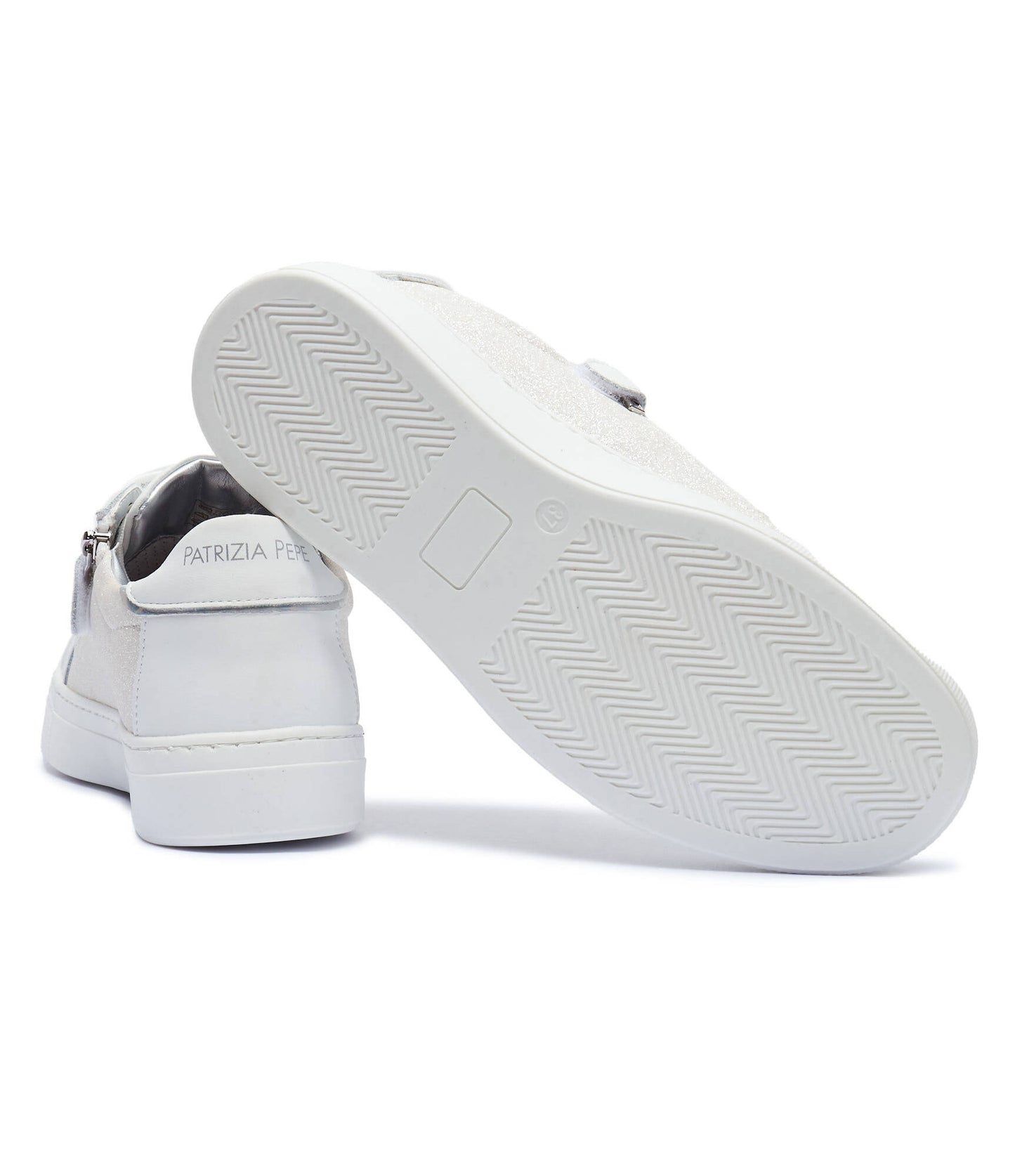 SNEAKERS PATRIZIA PEPE DONNA ARGENTO - PJ301 BI/ARG