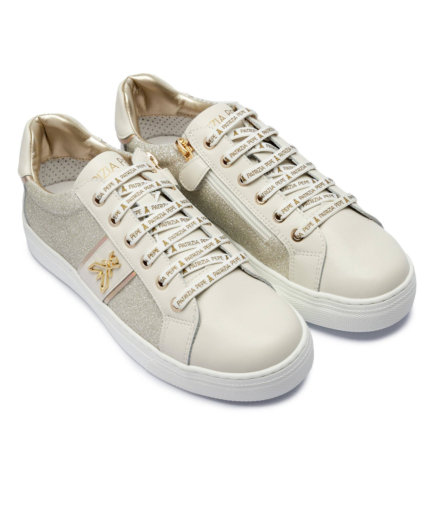 SNEAKERS PATRIZIA PEPE DONNA BIANCO - PJ301 BI/PL