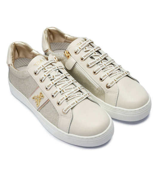 SNEAKERS PATRIZIA PEPE DONNA BIANCO - PJ301 BI/PL