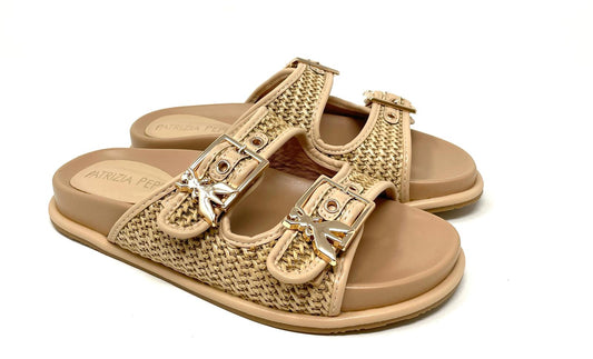 SANDALI BASSI PATRIZIA PEPE DONNA BEIGE - PJ337 BEIGE