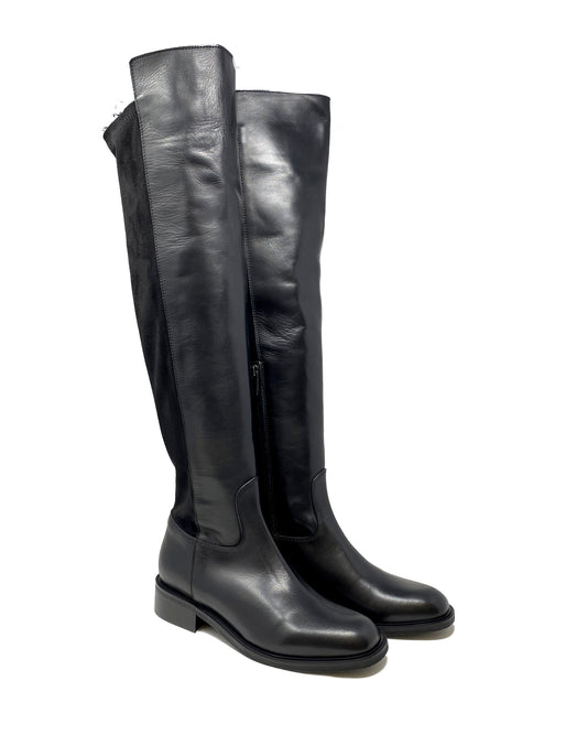 STIVALE VOLPATO DONNA NERO - PR33 NERO