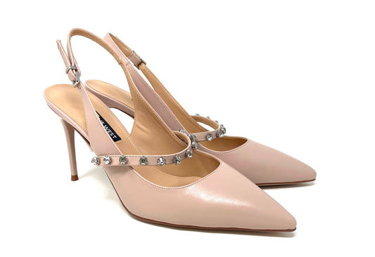 SCARPE CON TACCO NINE WEST DONNA NUDE - PRATO NUDE