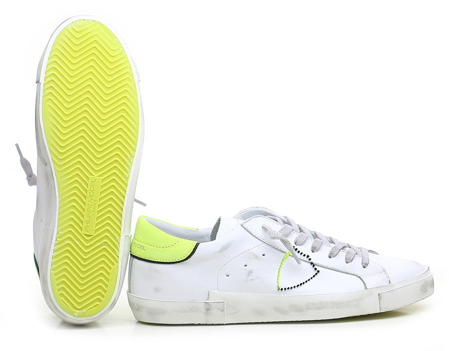 SNEAKERS PHILIPPE MODEL UOMO BIANCO - PRLUVB38 BI