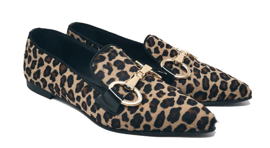 MOCASSINO POESIE VENEZIANE DONNA LEOPARDATO - RLI138 MACU