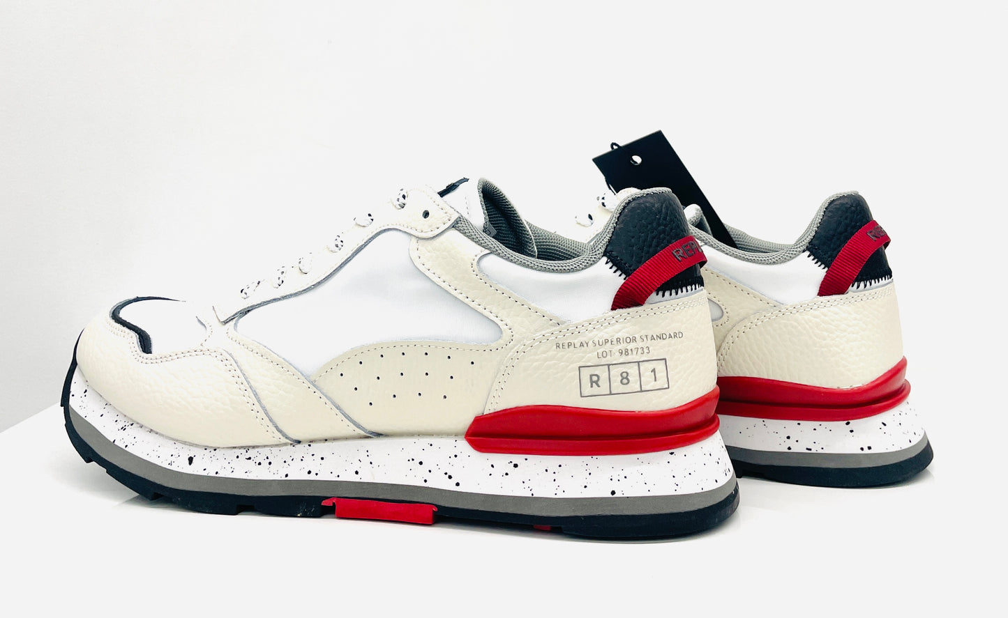 SNEAKERS REPLAY UOMO BIANCO - RS680046LBI