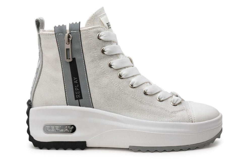 SNEAKERS REPLAY DONNA BIANCO - RZ5M0004TBI