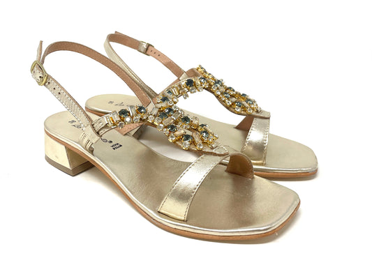 SANDALI BASSI PRINCIPE DONNA ORO - S14221 GOLD