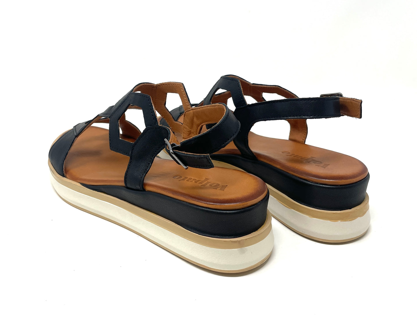 ZEPPE VOLPATO DONNA NERO - SAM948 NERO