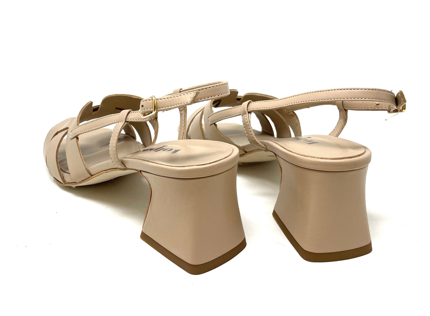 SANDALI CON TACCO VOLPATO DONNA BEIGE - ST046 CAPP