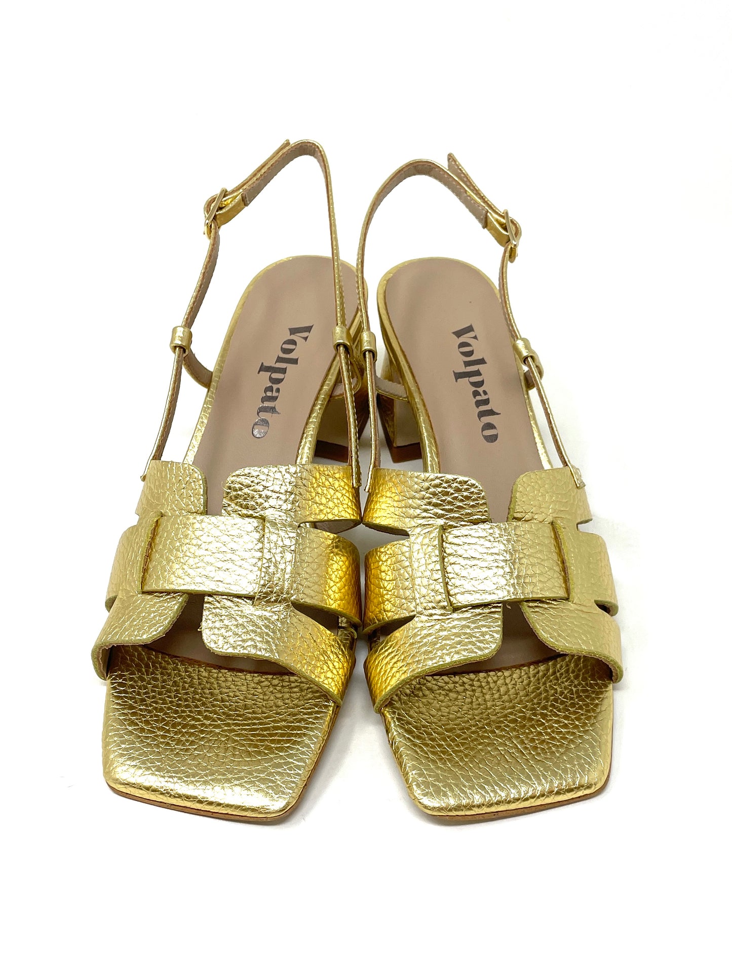 SANDALI CON TACCO VOLPATO DONNA PLATINO - ST046 PLAT