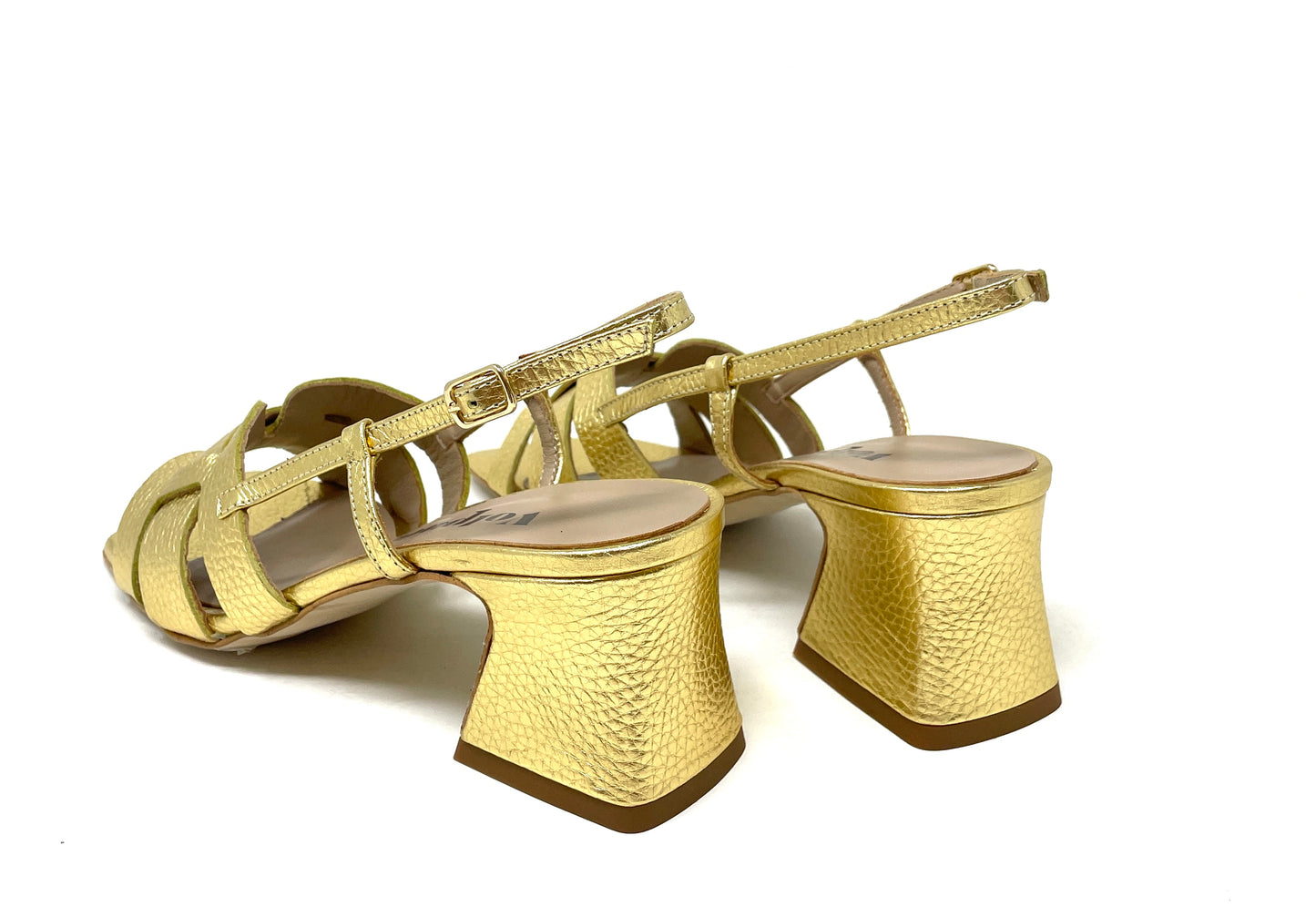 SANDALI CON TACCO VOLPATO DONNA PLATINO - ST046 PLAT