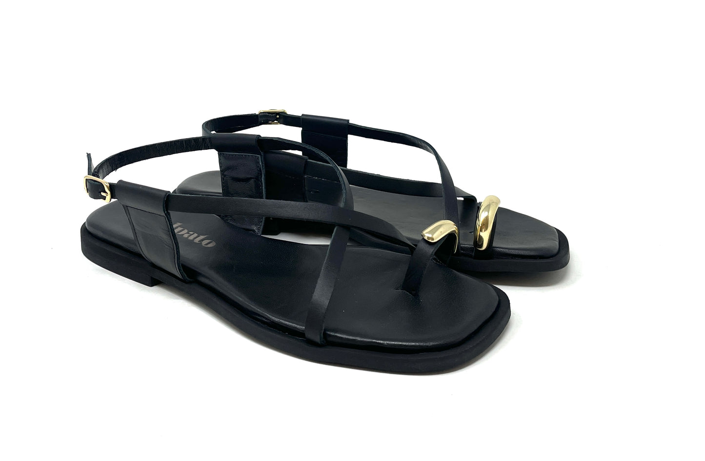 SANDALI BASSI VOLPATO DONNA NERO - ST06 NERO