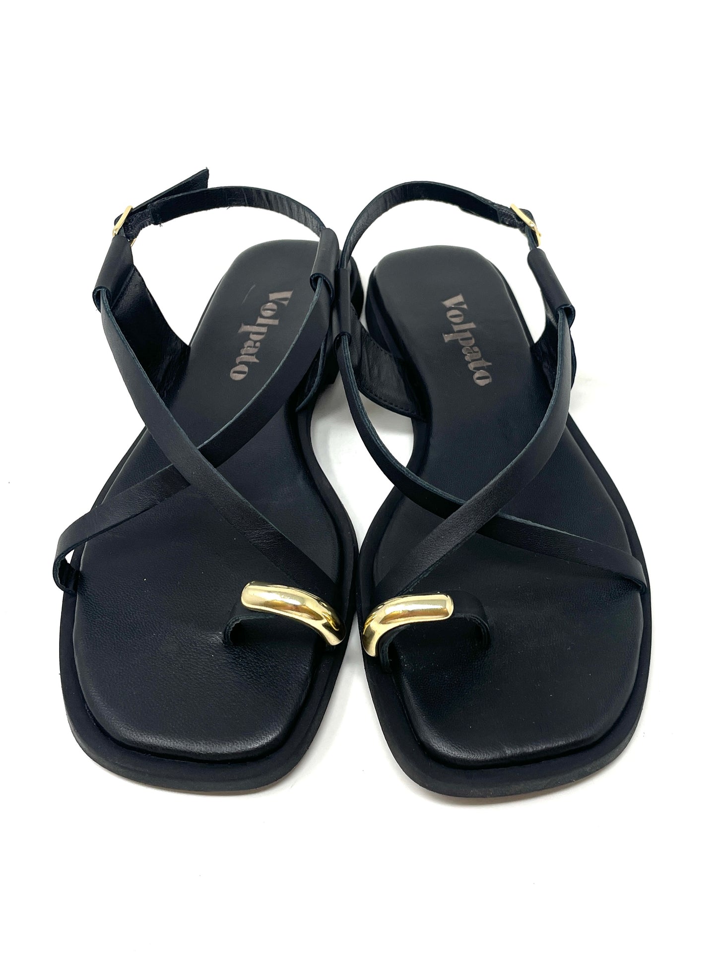 SANDALI BASSI VOLPATO DONNA NERO - ST06 NERO