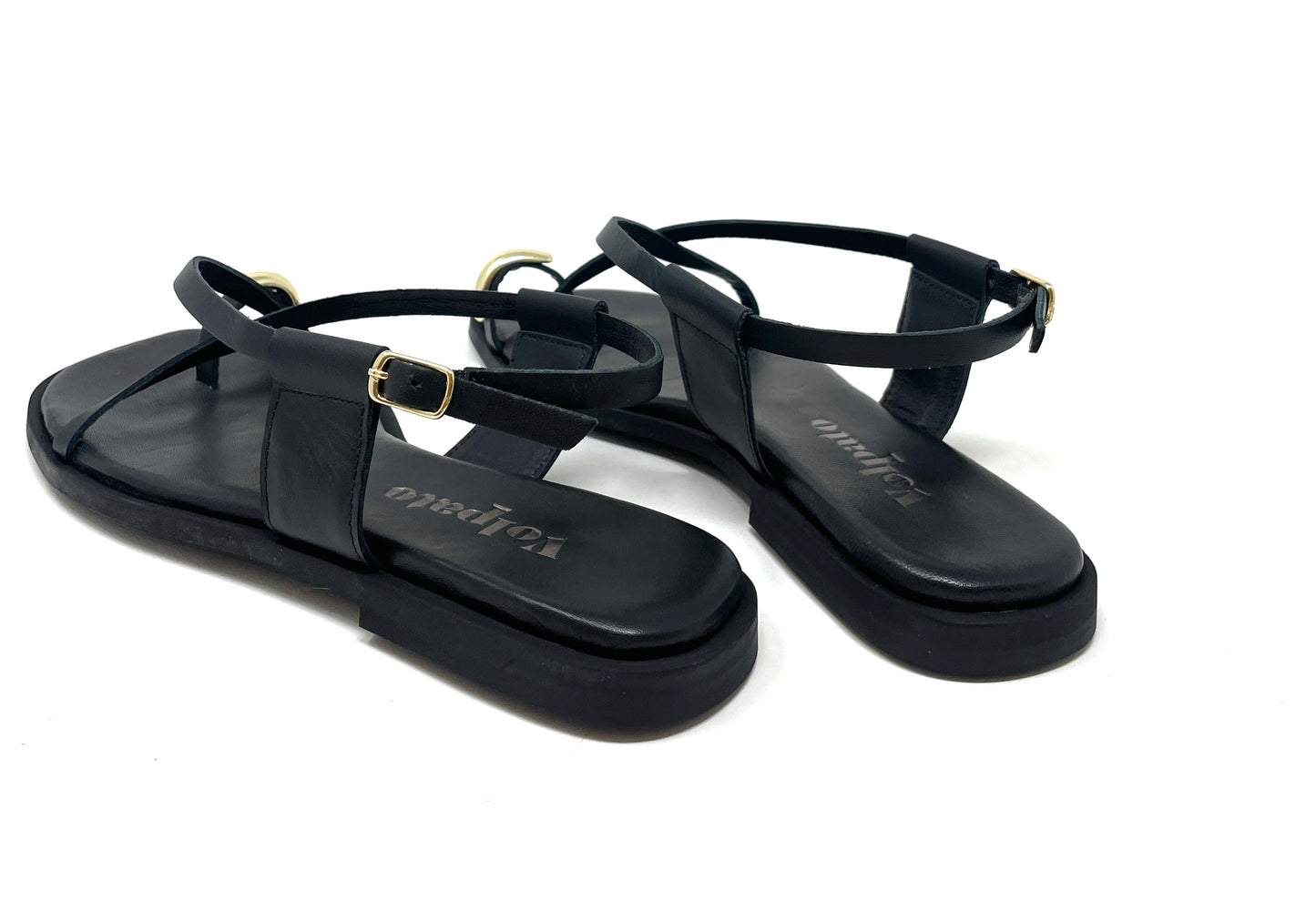 SANDALI BASSI VOLPATO DONNA NERO - ST06 NERO