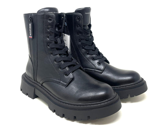 TRONCHETTI BASSI TOMMY HILFIGER DONNA NERO - T2A533026NE