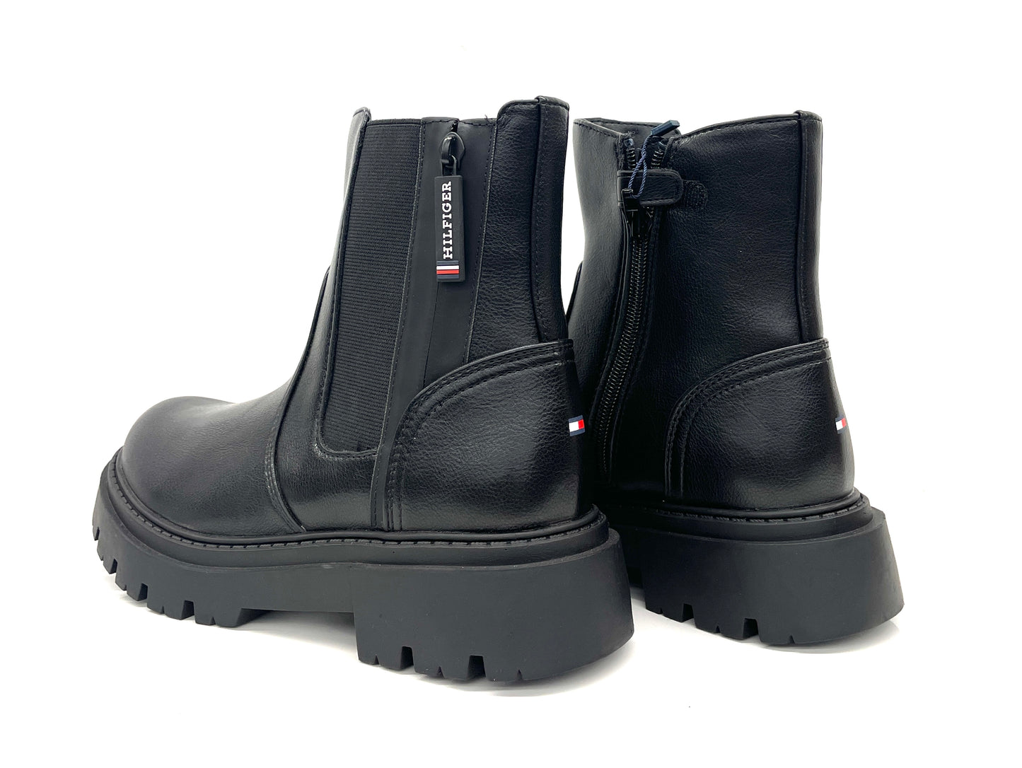 TRONCHETTI BASSI TOMMY HILFIGER DONNA NERO - T3A533025NE