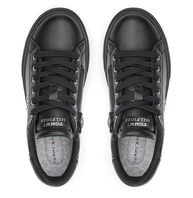 SNEAKERS TOMMY HILFIGER DONNA NERO - T3A932964NE